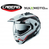 Prilba CABERG Tourmax Sonic - bielo čierna