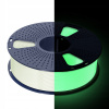 SUNLU PET-G 1.75 mm 1 kg Glow In the Dark, White to Green / Biely svietiaci