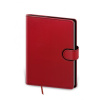 Diár Flip denný B6 12x16,5cm - červeno/čierny 2026