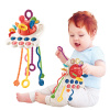 Senzorická hračka - ZMYSELNÁ HRAČKA MONTESSORI BABIE ZÚBKY (Zmyslová hračka Montessori Baby Teether)