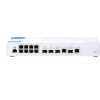 QNAP QSW-M408-2C (8x1GbE,2xSFP+, 2x10GbE RJ45/SFP+)