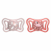 Chicco Physio Forma® Light 6–16 mesiacov, cumlíky 2 ks v sterilizovateľnom puzdre – ružová