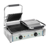 Royal Catering Kontaktný gril - 2 x 1 800 W - vrúbkovaný - 2.0 RCKG-3600-G