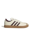 adidas VL Court Base Shoes Womens Wht/Burg/Gum 7 (40.7)