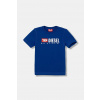 Detské bavlnené tričko Diesel TADJUSTK14 T-SHIRT modrá farba, s potlačou, J02475 106