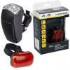 Svetlá na bicykel predné zadné sada LED Lampa DUNLOP