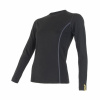 Tričko dlhé dámske SENSOR MERINO WOOL ACTIVE čierne L
