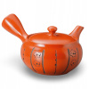 Keramická kanvica Kyusu hnedá var. P 280 ml