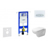 Geberit Duofix - Modul na závesné WC s tlačidlom Sigma50, alpská biela + Duravit D-Code - WC a doska, Rimless, SoftClose 111.355.00.5 NH8