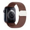 AppleMix Remienok pre Apple Watch Ultra 49 mm / 45 mm / 44 mm / 42 mm - pružný nylon - hnedý