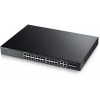 Zyxel GS1920-24HPv2 28-port Gigabit WebManaged PoE Switch, 24x gigabit RJ45, 4x gigabit RJ45/SFP, 802.3at, 375W pre PoE