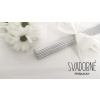 Svadobné prskavky 70cm - strieborné 15ks