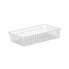 Drôtený kôš KS29 pre policu s hĺbkou 400 mm, 350(v)x600(š)x120(h) mm