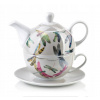 Čajník, kanvica na čaj - Džbán s šálka čaju porcelán bylinkami (Čajník, kanvica na čaj - Džbán s šálka čaju porcelán bylinkami)
