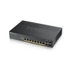 Zyxel GS1920-8HPv2 10 Port Smart Managed Switch 8x Gigabit Copper and 2x Gigabit dual pers., hybird mode, standalone or