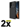 2X KRYT NILLKIN CAMSHIELD PRO GALAXY S23 ULTRA Čierny