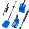 Kvalitná lopata na sneh 3v1 Burus 102cm x 41cm modrá Hlinik