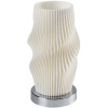 Rabalux Tiana stolová lampa 1x25 W biela-chrómová 74189