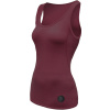 SENSOR MERINO AIR dámské triko bez rukávu port red - S