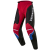 Nohavice RACER ICONIC HONDA, ALPINESTARS (červená/čierna/modrá/biela veľ.32)