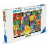 RAVENSBURGER Zářící Pokémoni 2000 dielov