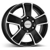 DEZENT VAN dark 6,5x16 5x130 (78,1) ET68 FIX (Leštená čelná plocha / čierne lakovanie)