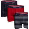 Pánske boxerky John Frank JF3B01 3 pack multicolor veľkosť M-46/48