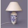 Cibulák – Stolová lampa 1211 s textilným tienidlom hladkým – originálny cibulák Dubí – 1. akosť