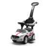 BABY MIX Detské odrážadlo so zvukom a vodiacou tyčou Baby Mix RACER biele