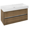 Sapho Sapho, NIRONA umývadlová skrinka 95x51,5x43cm, dub Sherwood (NR102)