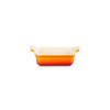 Le Creuset - tradičná zapekacia misa obdĺžniková 19 X 14 cm oranžová