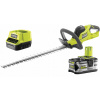 Nožnice - RYOBI OHT1850H HYBRIDNÉ NOHY NA živé ploty + 5Ah (Nožnice - RYOBI OHT1850H HYBRIDNÉ NOHY NA živé ploty + 5Ah)