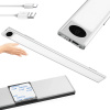 Interlook HSL-S40CM-STRIEBORNÁ | Nábytkové svietidlo so snímačom pohybu | Bezdrôtové nočné svetlo so senzorom | LED podskrinkové svietidlo, 40 cm