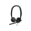 DELL WH3024 Slúchadlá s mikrofónom Kábel Pres hlavu Hovor / hudba USB Typ-C Čierna (HE324-DWW)