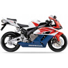 NÁLEPKY NA MOTOCYKEL JUULA PRE HONDA CBR 1000 RR 2004 BIELA NH341