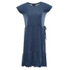 Dámske letné šaty ALPINE PRO DEREFA modrá|S