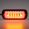Poziční a výstražné LED světlo vnější, oranžové, červené 12-24V, ECE R65