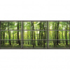 Rohová fototapeta - FT0151 - Zelené stromy - okno 832cm x 254cm - Vliesová fototapeta
