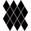 PARADYZ Univerzálna lisovaná mozaika Romb Pillow 20,6 x 23,7 x 0,6 cm, nero, MP206X2371UNIWNEROPI