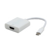 USB/Video prevodník, DP Alt Mode, USB C samec - HDMI samica, biely, plastic bag 4K2K@30Hz, DOPREDAJ