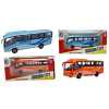 Autobus kovový 3farby - biela