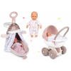 Smoby set prebaľovací vozík Baby Nurse Zlatá edícia, bábika a kočík 220316-2