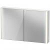 Duravit XViu - Zrkadlová skrinka s osvetlením, Icon verzia, 1220x156 mm, champagne matná XV71440B1B1