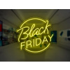 Fotověci Neonový Nápis Neon LED Potraviny Pekařství Restaurace (Vyrábíme i na Míru) Varianta: Black Friday 55x51cm