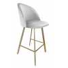 ATOS Barová židle Colin zlatá kostra profil
