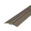 Profil AL prechodový 47 mm, elox Šampaň 03, 0,93 m, samolepiaco-narážací oblý, LW475w1 Cezar