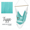 Závesné hojdacie kreslo - Ameliahome visiace kreslo kreslo mincovne Swing 100x130 (Ameliahome visiace kreslo kreslo mincovne Swing 100x130)