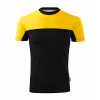 MALFINI COLORMIX 109 / Viacfarebné unisex tričko - žltá/čierna S