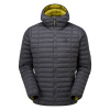 Mountain Equipment pánska zateplovací bunda Particle Hooded Jacket | farba: Anvil/Obsidian, veľkosť: M