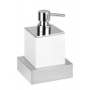 SAPHO X-STEEL Dávkovač mydla na státie 200 ml, biely XS104W